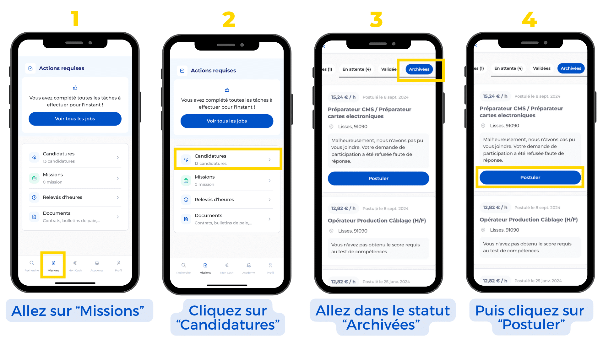 découvrez nos conseils pratiques pour repostuler après un refus. apprenez à améliorer votre candidature, à tirer des leçons de votre expérience précédente et à maximiser vos chances de succès dans votre recherche d'emploi.